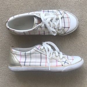 Rare Plaid Coach Sneakers